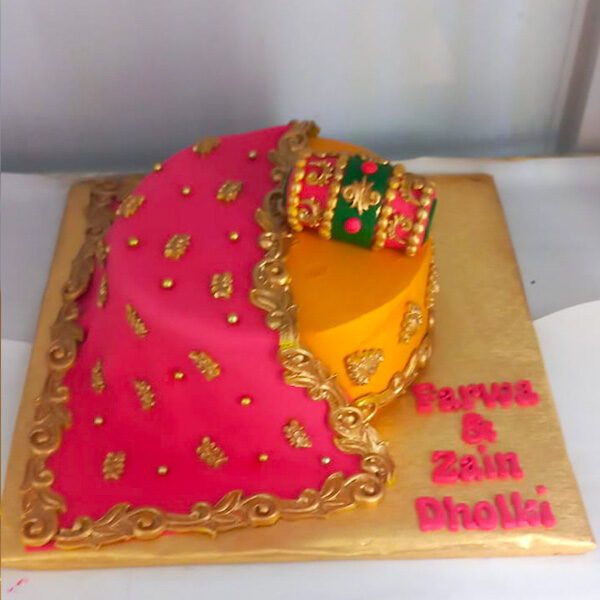 Order Dholki and Mehndi Cake Online in Karachi